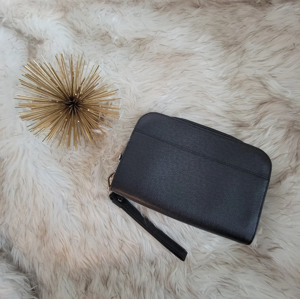 Louis Vuitton Taiga Baikal Wristlet - Picture 5 of 9